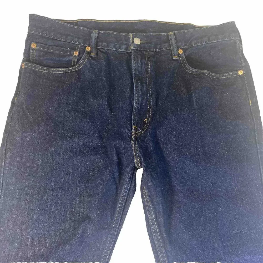 LEVIS RED TAB 505 STRAIGHT LEG Jeans MEN’s 38 X 30 Dark Wash Classic‎ Western